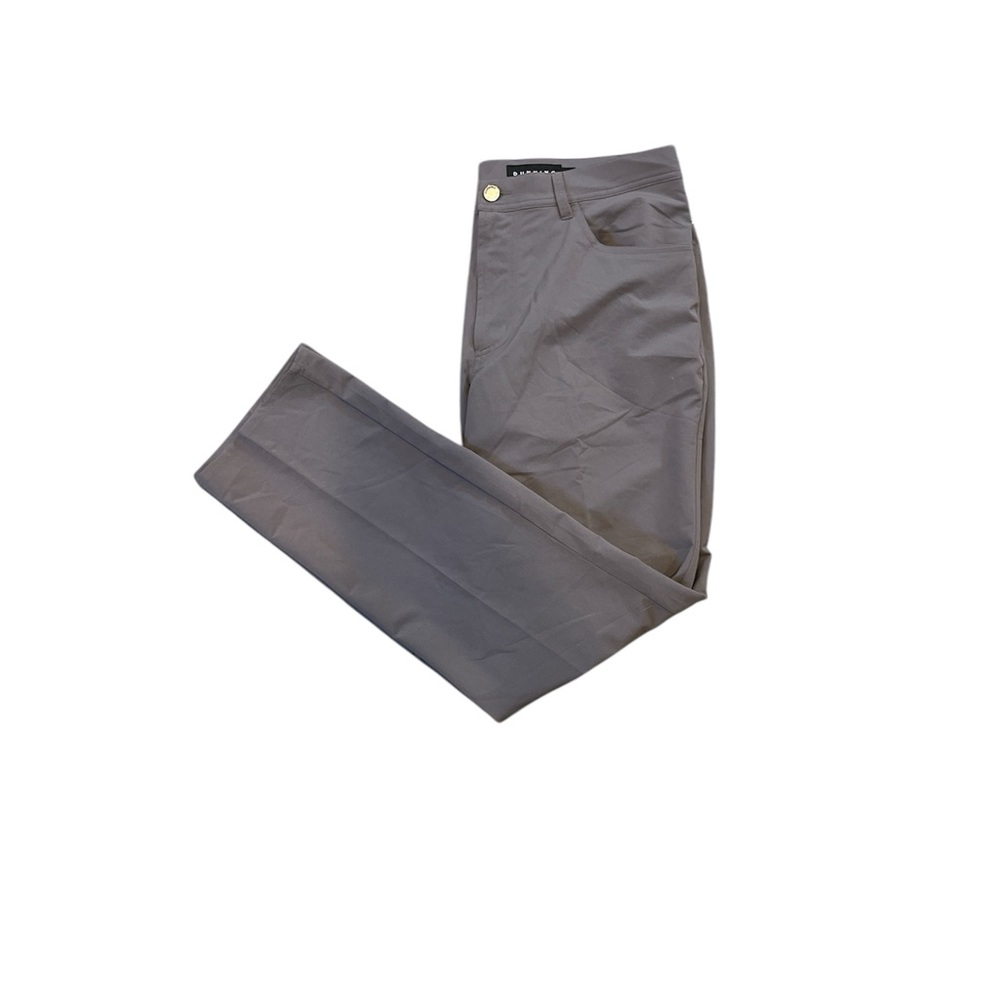 Dunning‎ Golf Performance Pants Men's Size 34x30 Gray Polyester Stretch Preppy